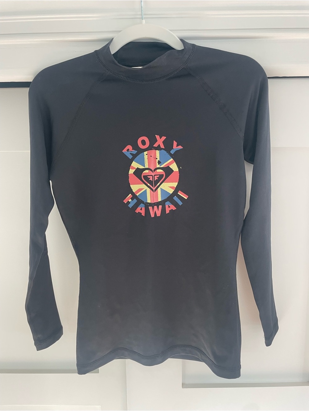 Roxy Black Athletic Swim Board Shirt